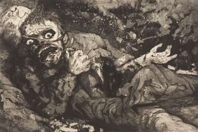 "Soldado herido", Otto Dix